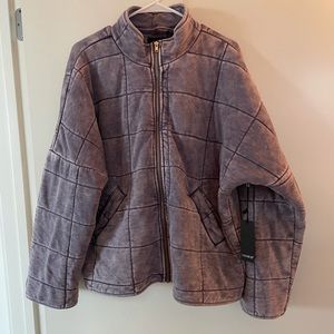 Quilted Zip-up Jacket